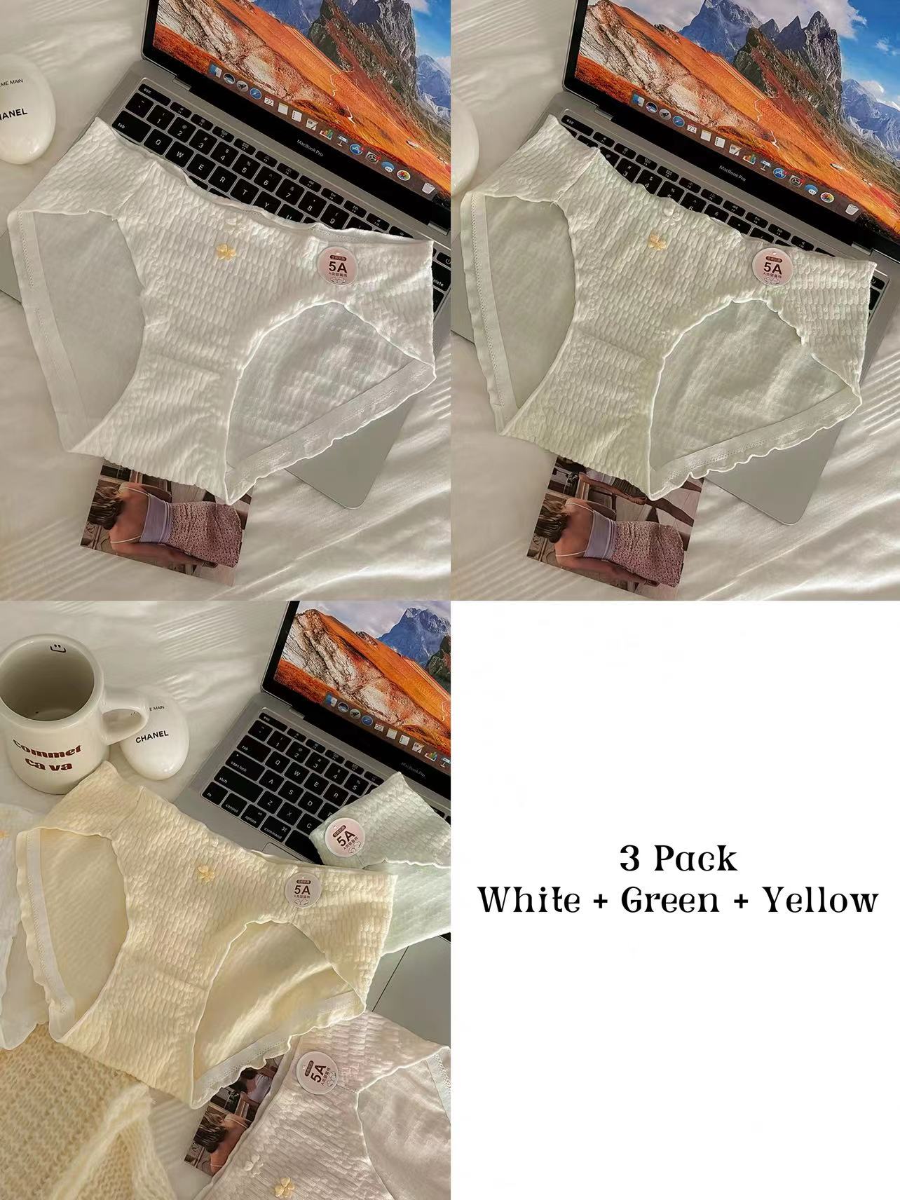 Japanese-style Sweet Tiny Flower Baby Cotton Ultra-Comfortable Briefs