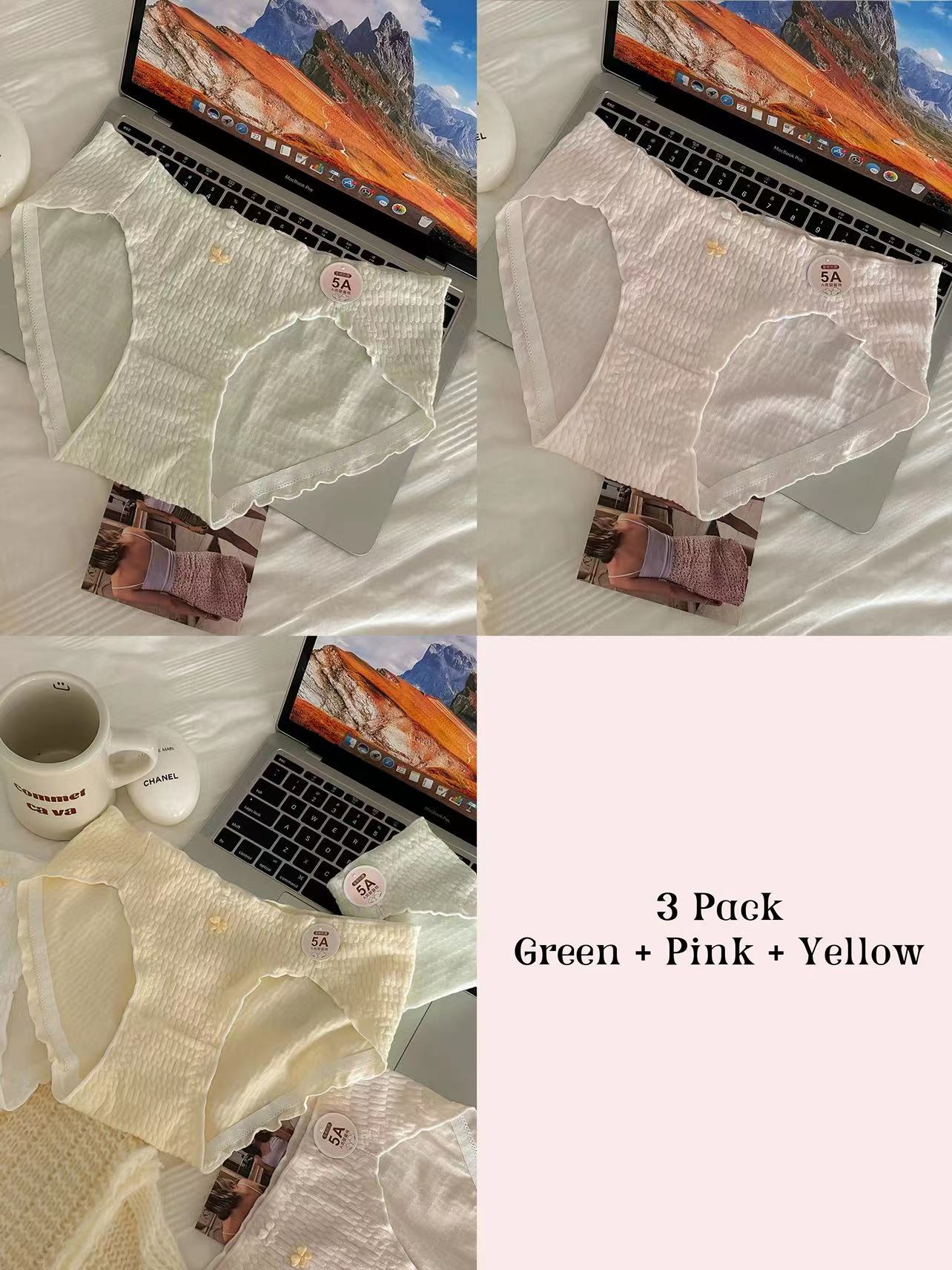 Japanese-style Sweet Tiny Flower Baby Cotton Ultra-Comfortable Briefs