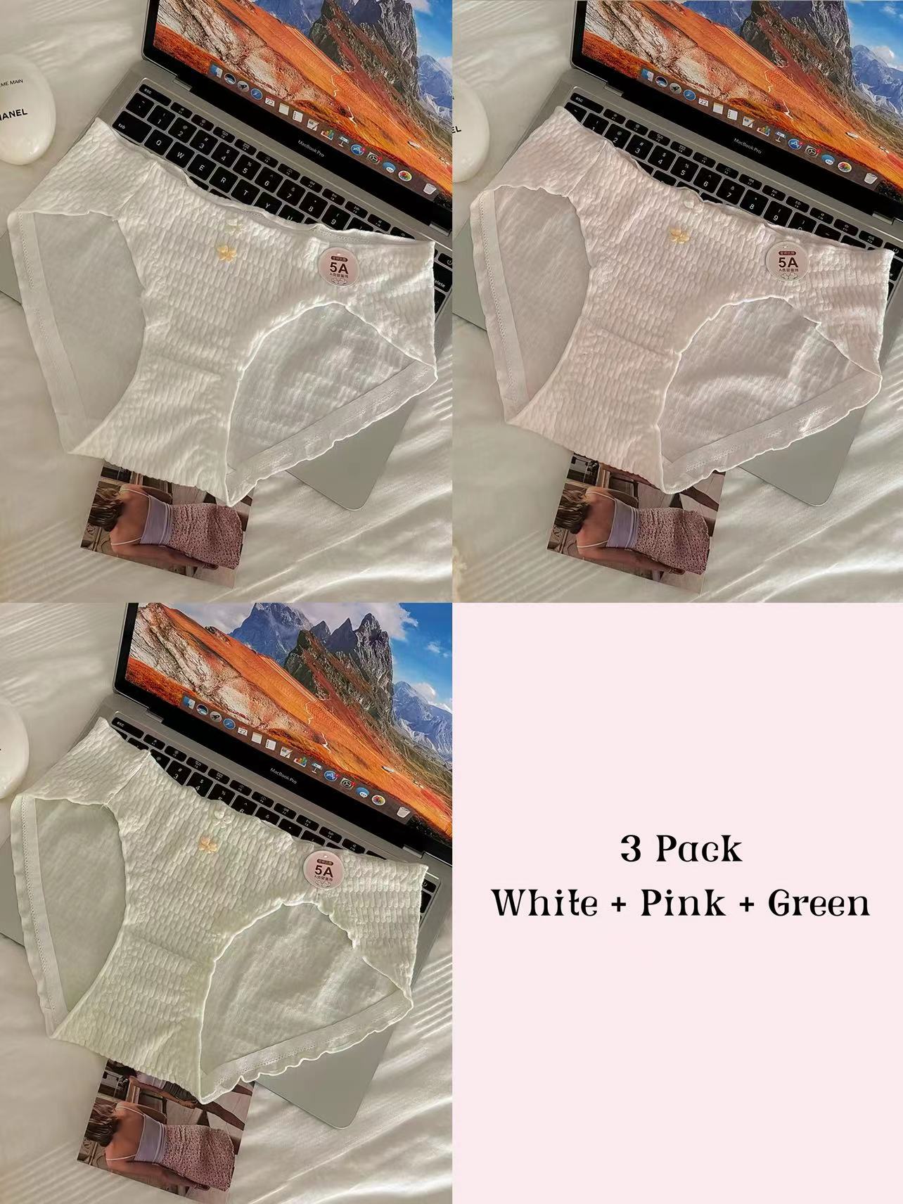 Japanese-style Sweet Tiny Flower Baby Cotton Ultra-Comfortable Briefs