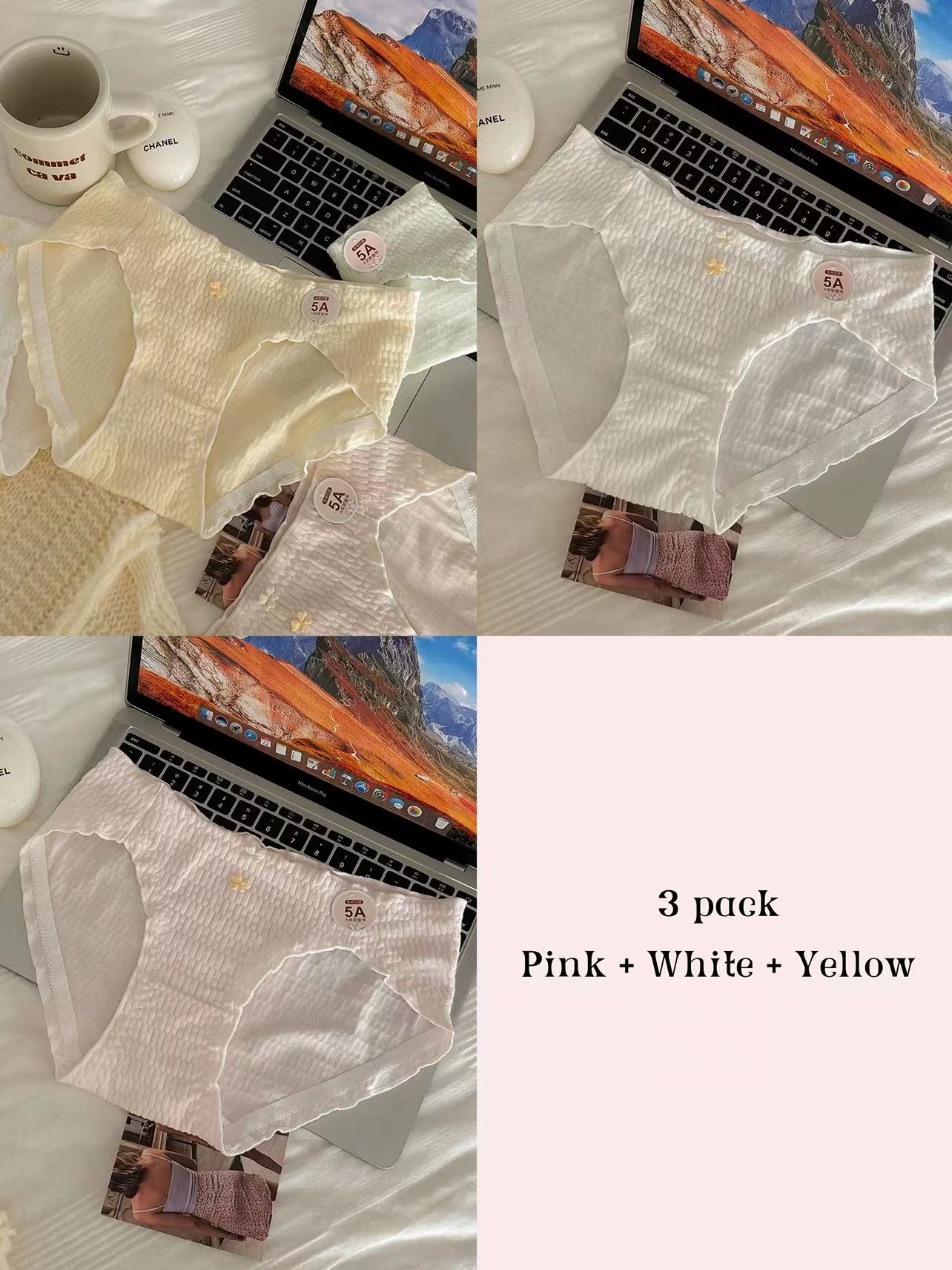 Japanese-style Sweet Tiny Flower Baby Cotton Ultra-Comfortable Briefs