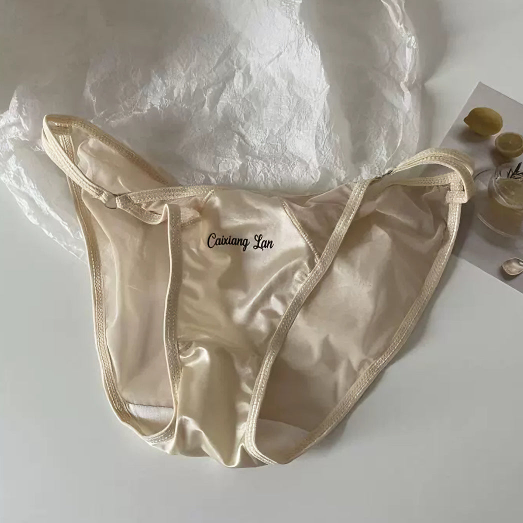 Premium Pure Desire Satin Thin-Strap Briefs