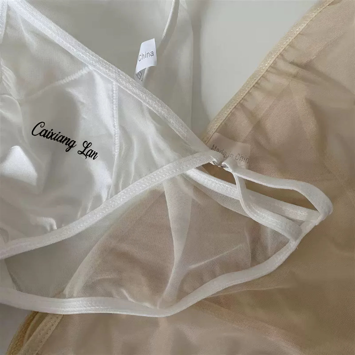 Premium Pure Desire Satin Thin-Strap Briefs