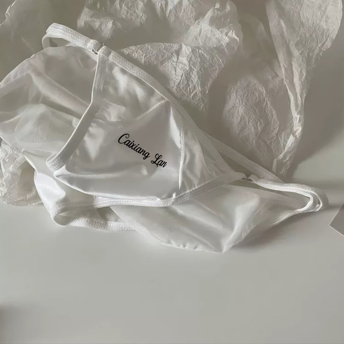 Premium Pure Desire Satin Thin-Strap Briefs