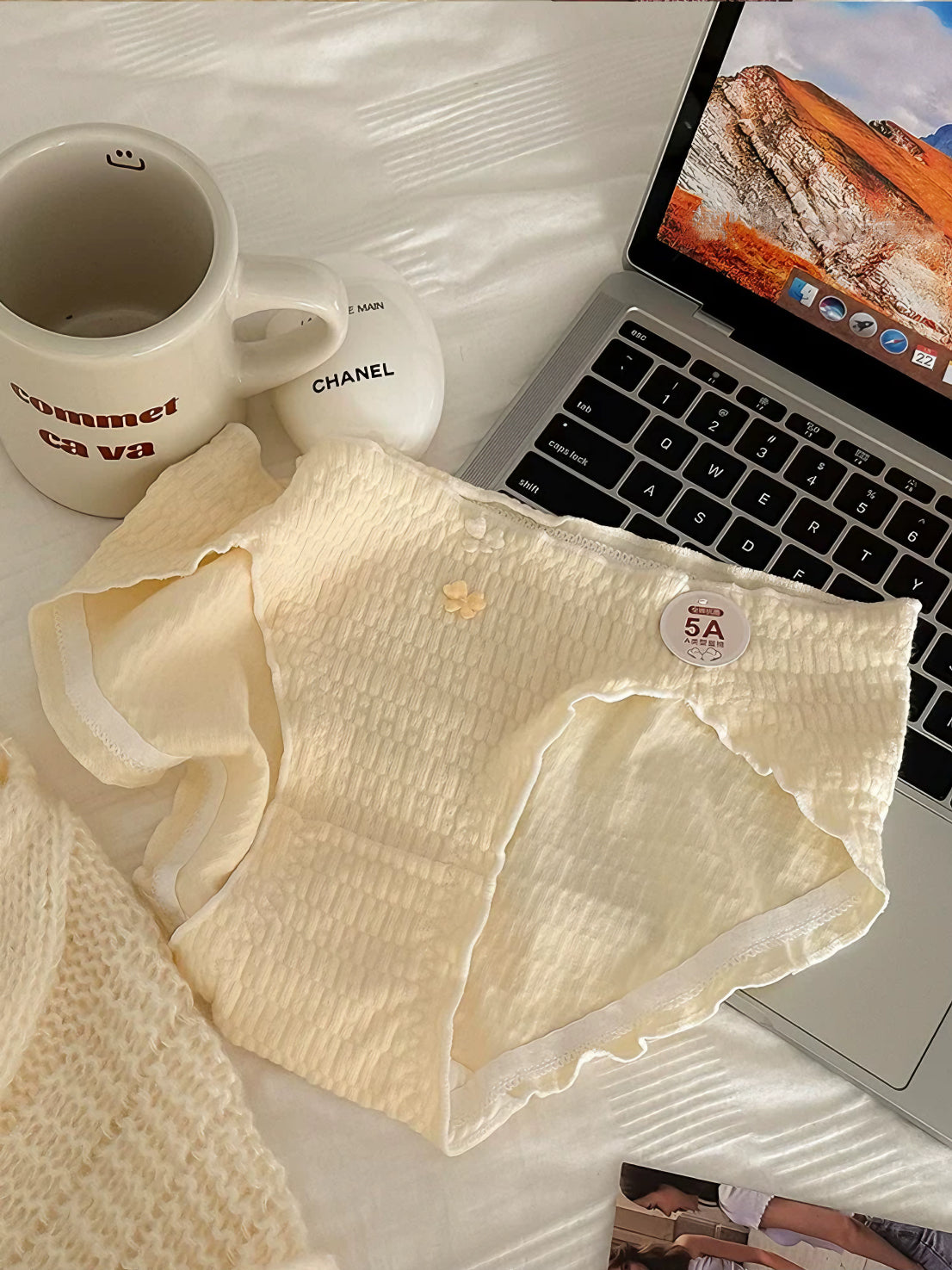 Japanese-style Sweet Tiny Flower Baby Cotton Ultra-Comfortable Briefs