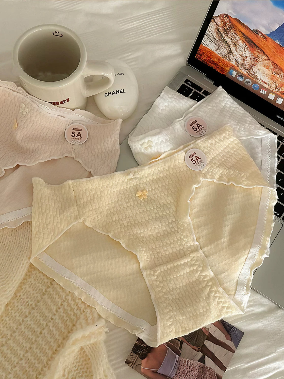 Japanese-style Sweet Tiny Flower Baby Cotton Ultra-Comfortable Briefs