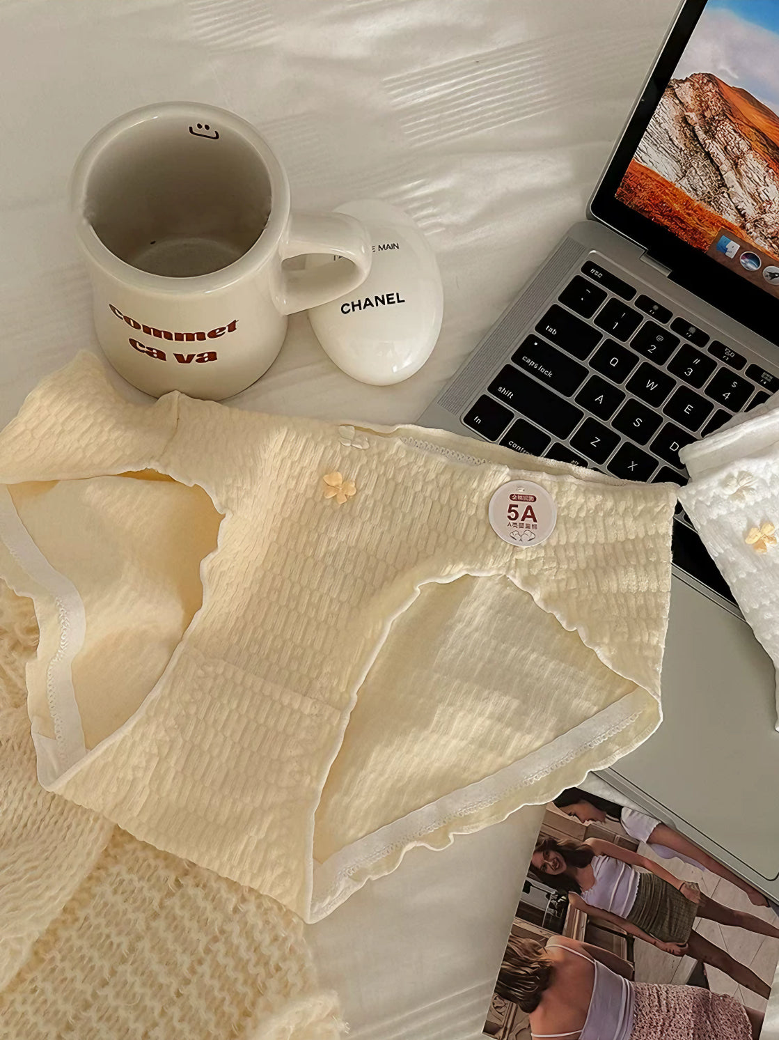 Japanese-style Sweet Tiny Flower Baby Cotton Ultra-Comfortable Briefs