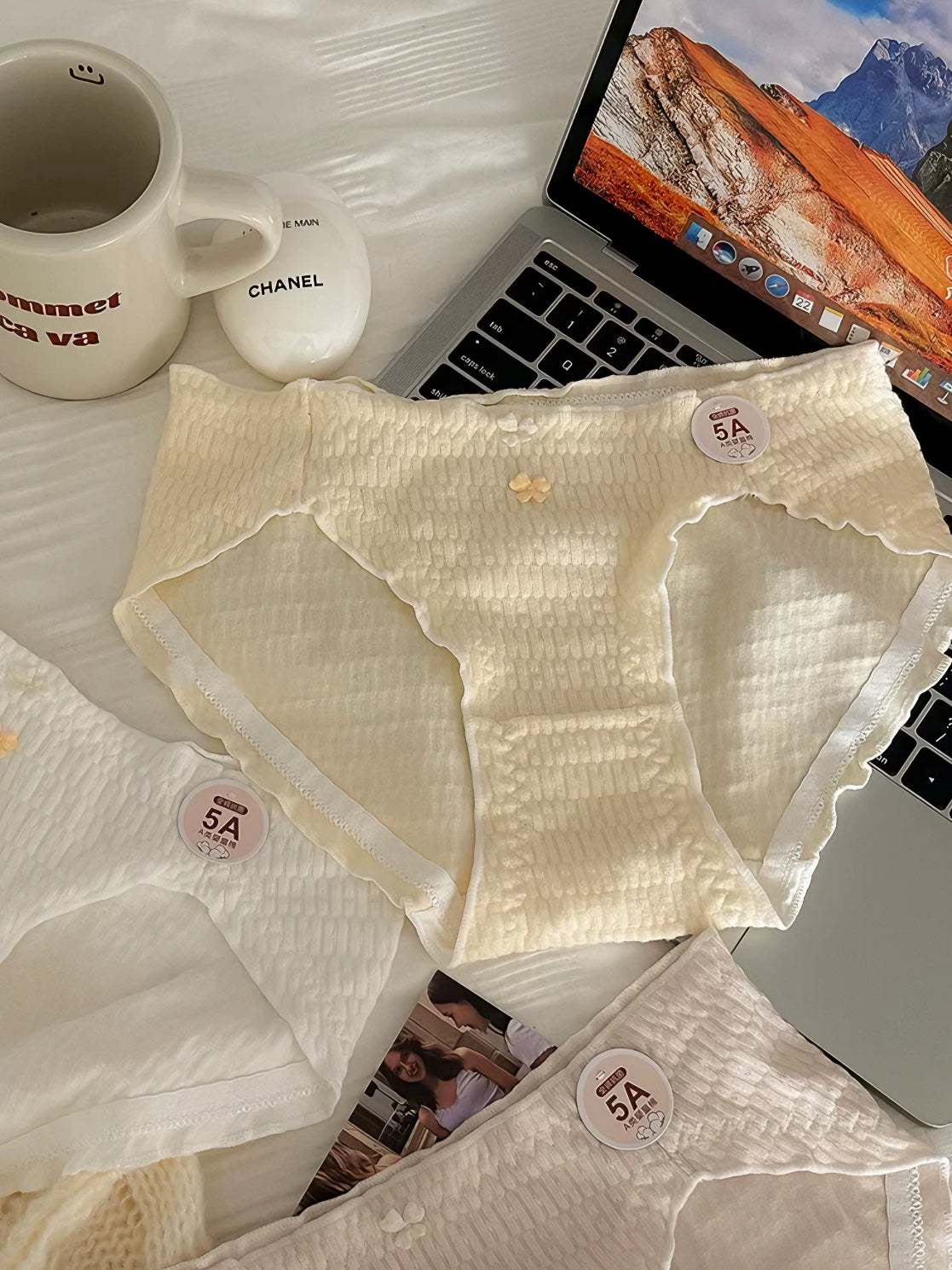 Japanese-style Sweet Tiny Flower Baby Cotton Ultra-Comfortable Briefs